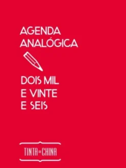 Agenda Analógica 2026 (Vermelha)