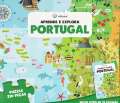 Aprende e Explora - Portugal - Puzzle + Livro 210 Pcs