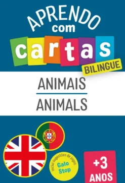 Aprendo com Cartas: Bilingue - Animais (+3 Anos)