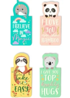 Bookmarks - Never Stop Reading Animals