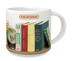 Caneca Cavallini 414ml Library Books