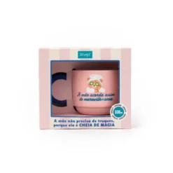 Caneca Empilhável - A Mãe Acorda assim de Maravilh-Ursa