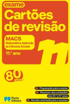 Cartões de Revisão - Livro Matemática Aplicada às Ciências Sociais - 11.º Ano