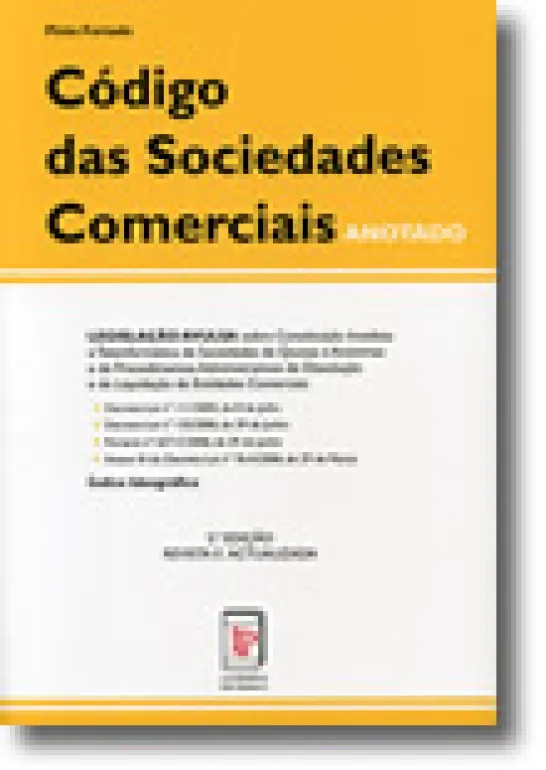 Código das Sociedades Comerciais - Anotado