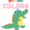 1-2-3-4-5 Colora - Crocodilo
