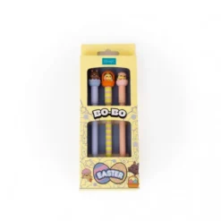 Conjunto de 3 Canetas Apagáveis Bo-Bo - Coelhinho, Pintinho da Páscoa e Pintinho na Casca