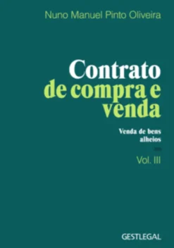 Contrato de Compra Venda - Vol. III - Venda de Bens Alheios