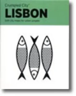 Crumpled City Map Lisbon