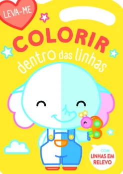 Elefante Amarelo - Leva-me - Colorir Dentro Das Linhas