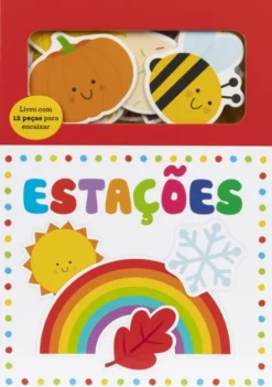 Estações - Livro com 12 Peças para Encaixar
