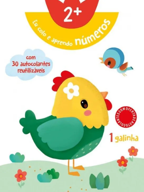 Eu Colo e Aprendo - Números +2 - Galinha