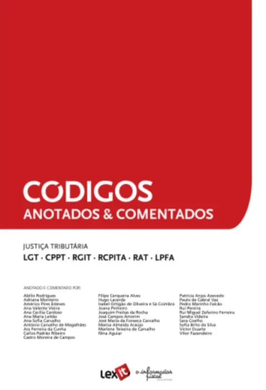 Justiça Tributária (LGT/CPPT/RGIT/RCPITA/RAT/LPFA)