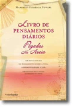 Livro de Pensamentos Diários de Pegadas na Areia