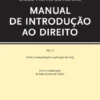 Manual de Introdução ao Direito - Volume II