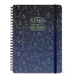 12-MONTH DIARY - 2025 - LARGE WEEKLY SPIRAL BOUND DIARY - STARS