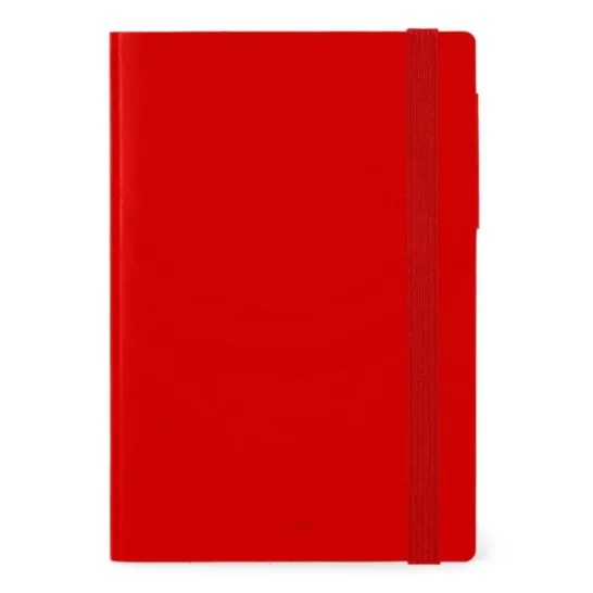 12-MONTH DIARY - 2025 - MEDIUM DAILY DIARY - RADIANT RED