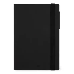 12-MONTH DIARY - 2025 - MEDIUM WEEKLY DIARY WITH NOTEBOOK - BLACK DIAMOND