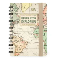 12-MONTH DIARY - 2025 - SMALL WEEKLY SPIRAL BOUND DIARY - TRAVEL