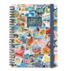 16-Month Diary 2027 - Travel - Stickers - Large - Weekly Spiral Bound