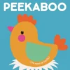 Peekaboo Com Abas de Feltro - Galinha - Azul