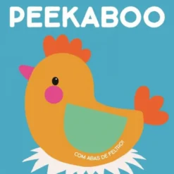 Peekaboo Com Abas de Feltro - Galinha - Azul