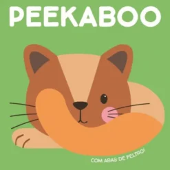 Peekaboo Com Abas de Feltro - Gato - Verde