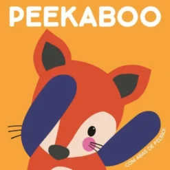 Peekaboo Com Abas de Feltro - Raposa - Laranja