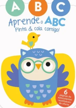 Pinta & Cola Comigo - Aprende o ABC - Coruja