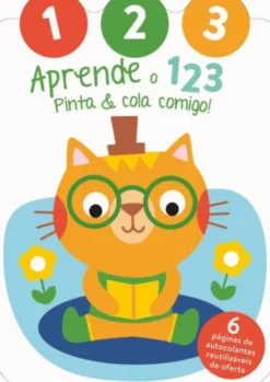Pinta & Cola Comigo - Aprende o 1-2-3 - Gato