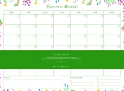 Planner Mensal Primavera