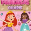 Princesas Colorir
