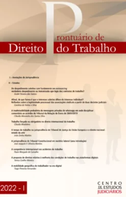Prontuário de Direito do Trabalho I 2022