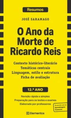 Resumos - O Ano da Morte de Ricardo Reis - José Saramago - 12.º Ano