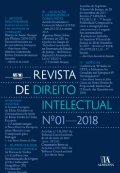 Revista de Direito Intelectual n.º 1 - 2018