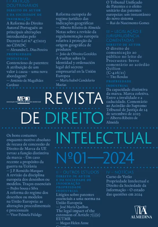 Revista de Direito Intelectual - Nº 1 - 2024