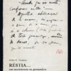 Réstia... Um Movimento na Penumbra