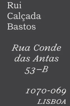 Rua Conde das Antas 53-B 1070-069 Lisboa
