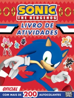 Sonic - The Hedgehog - Livro de Atividades com Autocolantes