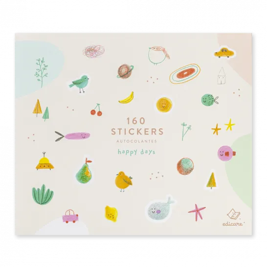 160 Stickers Happy Days