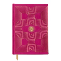 Suedette Hardcover Radiant Journal - Fuchsia (FSC Mix Credit)