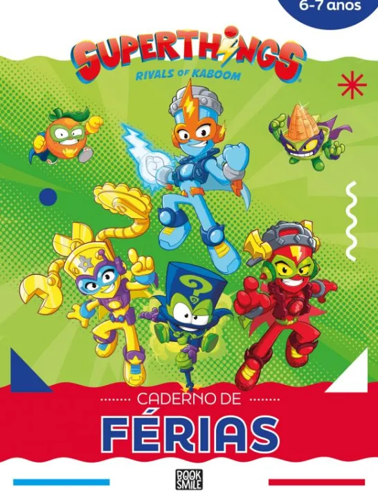 Superthings - Rivals of Kaboom - Caderno de Férias 6-7 Anos
