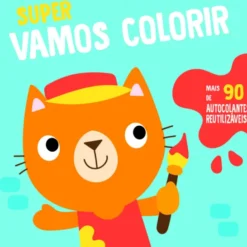 Super Vamos Colorir Gato - Vamos Pintar