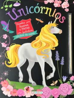 Unicórnios - Desenhos para Raspar e Pintar
