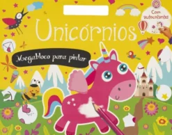 Unicórnios - Megabloco para pintar com autocolantes