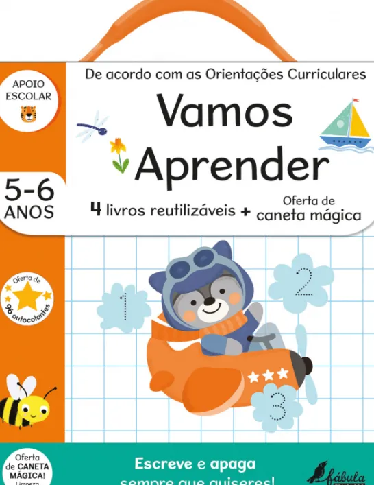 Vamos Aprender 5-6 Anos - Escreve e Apaga